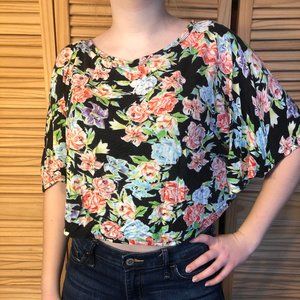 Floral crop top